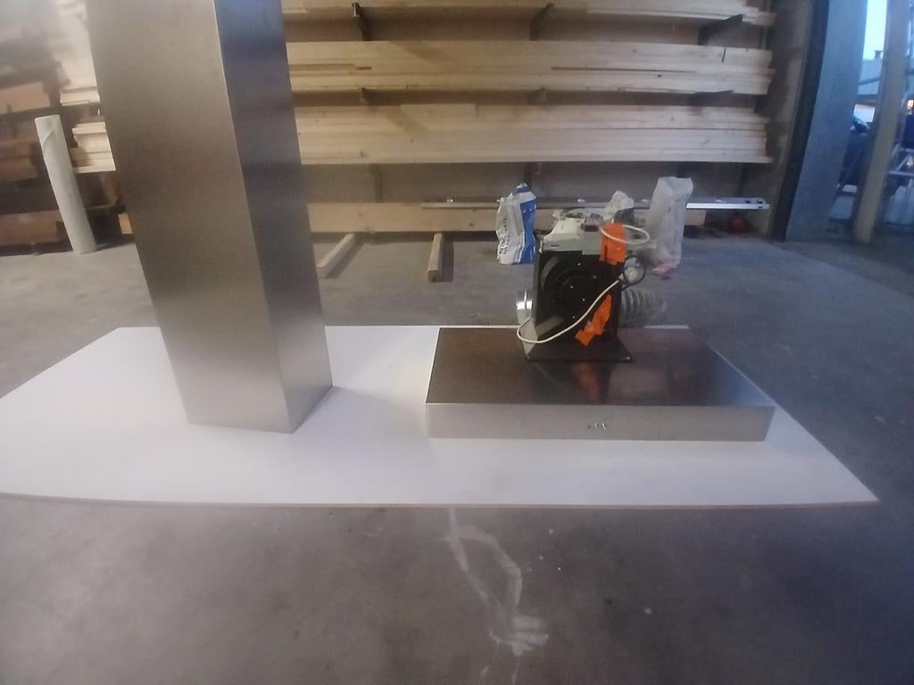 RVS Itho Afzuigkap 90cm, Ophalen, Nieuw, 600 tot 800 m³ per uur, Wandschouwkap