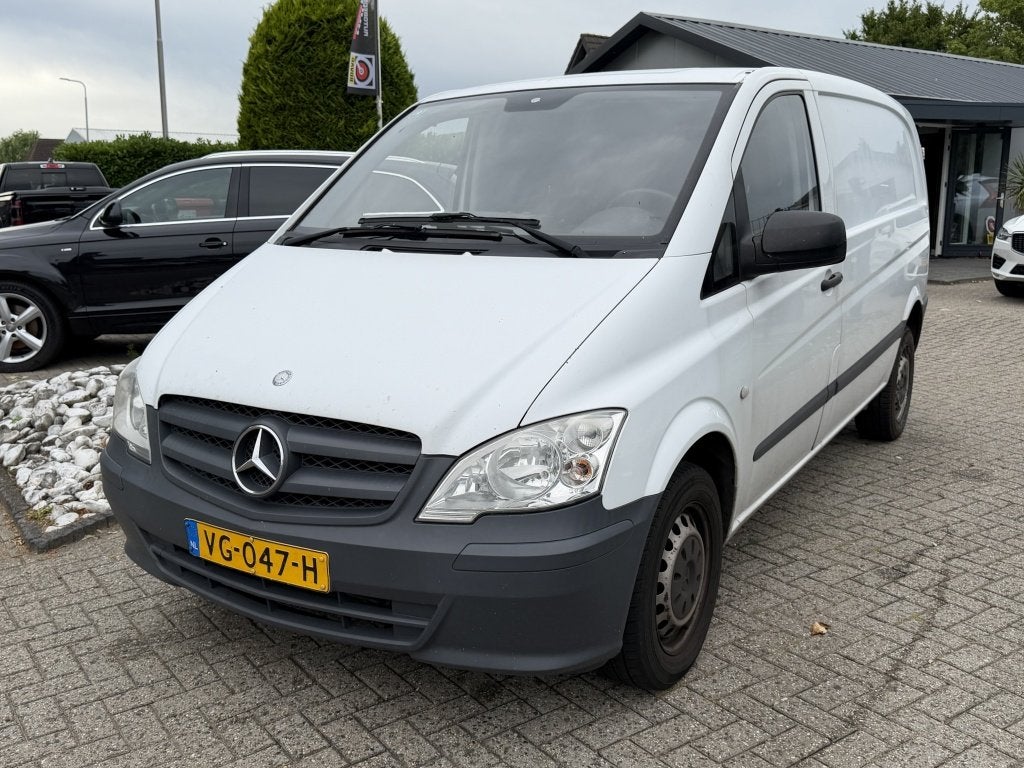Mercedes-Benz Vito 110 CDI 2014 Wit Schuifdeur Marge Trekhaa, Auto's, 13 km/l, Euro 5, Gebruikt, Wit
