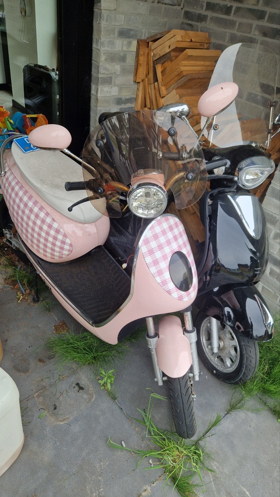 2 x electrische scooter loop of sloop, Fietsen en Brommers, Snorfietsen en Snorscooters, Ophalen of Verzenden, Gebruikt, Elektrisch