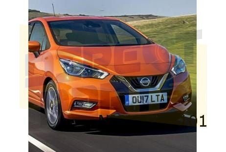 Nissan Micra (4/17- 5/19) koplamp Links (halogeen) Origineel, -, Verzenden, -, Nieuw