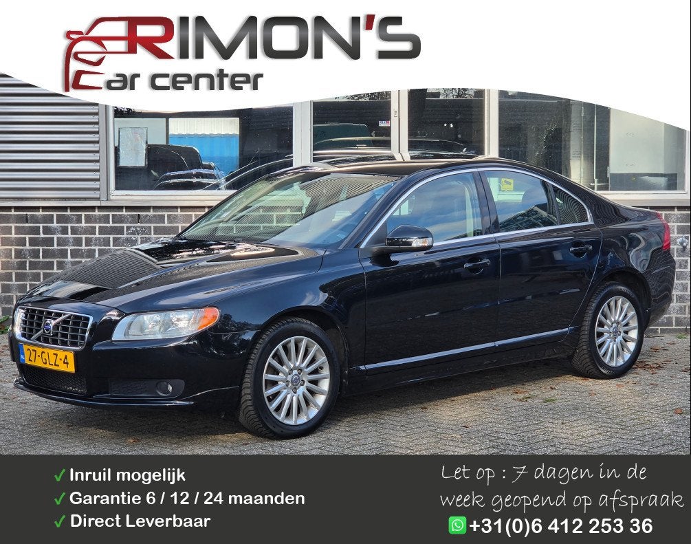 Volvo S80 2.5 T Dealer Onderhouden 1 Ste Eigenaar New D-Riem, Auto's, Bedrijf, Sedan, Euro 4, 84 €/maand