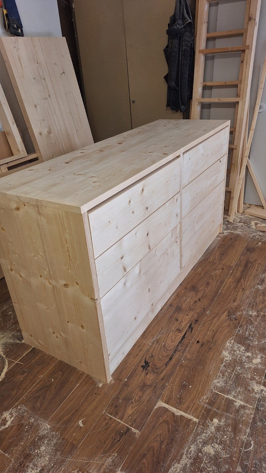 lade kast van terug gedroogd en geschaafd steigerhout, Ophalen of Verzenden, Nieuw