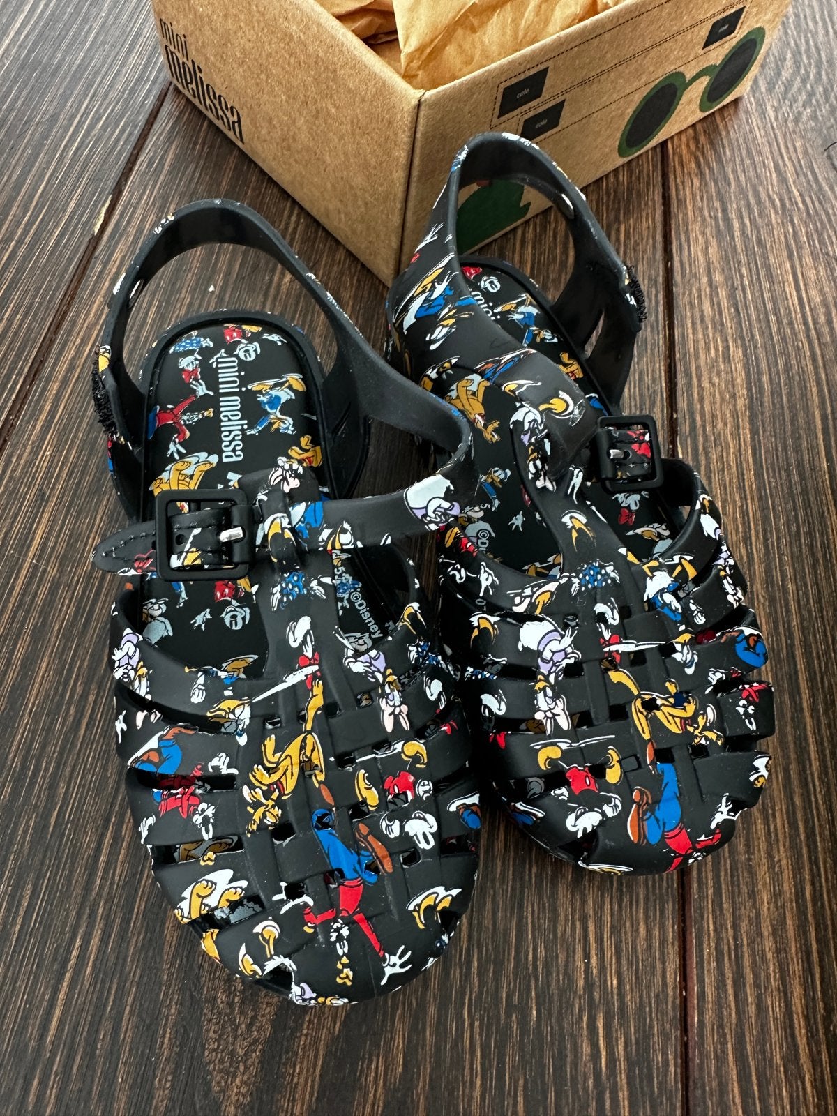 Mini Melissa Mickey Mouse sandalen maat 25-27, Jongen of Meisje, Schoenen, Nieuw, Ophalen of Verzenden