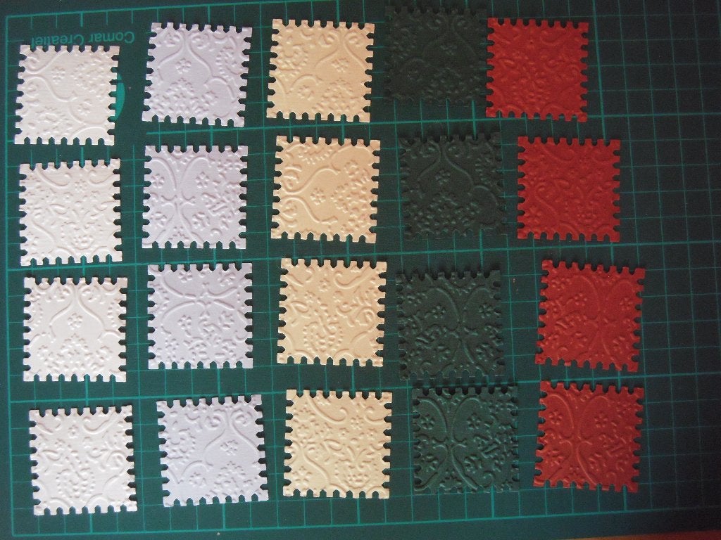 set van 20 stansjes vierkant, Ophalen of Verzenden, Nieuw, Overige thema's, Overige typen