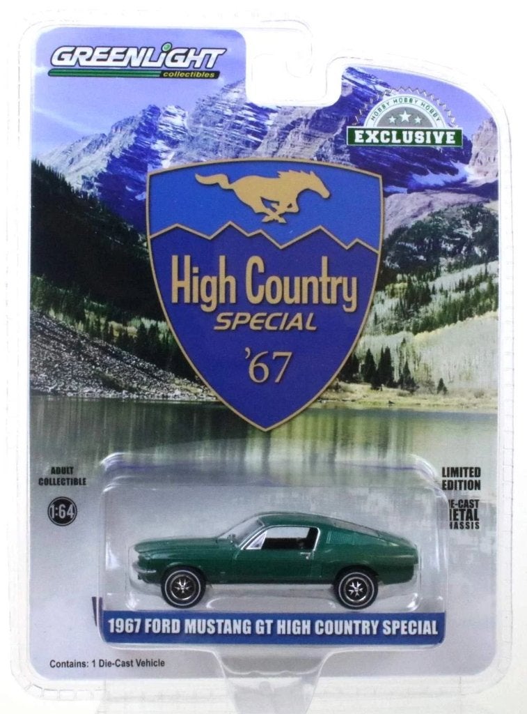 1967 Ford Mustang GT v Greenlight 1/64 High Country Special, Ophalen of Verzenden, Nieuw, Auto