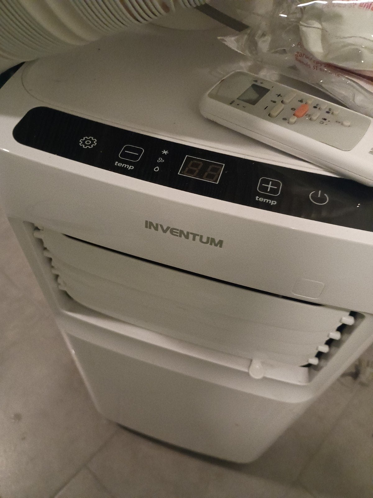 Inventum Mobiele Airco met Afstandsbediening en Afvoerslang, Ophalen, Timer, Minder dan 60 m³, 3 snelheden of meer