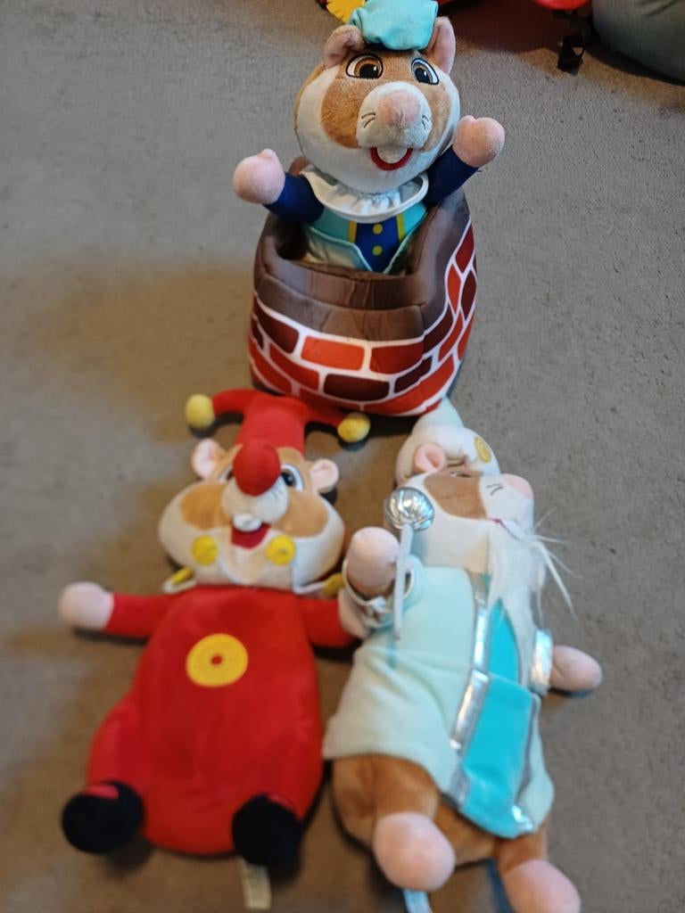 3x Hamsters Ah knuffels, Kinderen en Baby's, Ophalen of Verzenden, Zo goed als nieuw, Overige typen