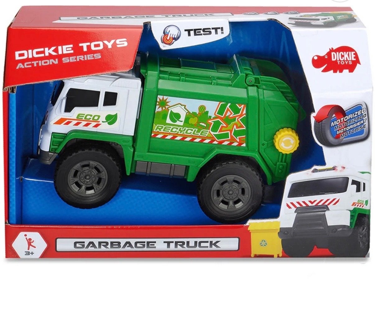 Dickie Toys Vuilniswagen Action Series - Nieuw in Verpakking, Ophalen of Verzenden, Nieuw