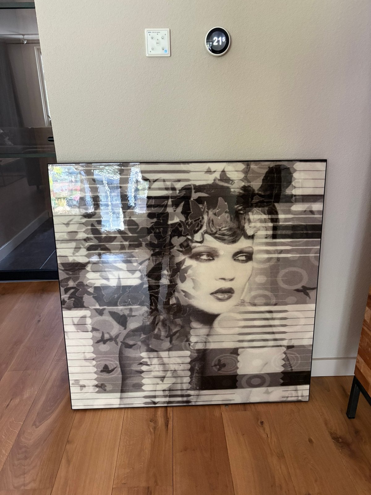 Groot modern schilderij, Ophalen, Hout, Overige technieken, Portret
