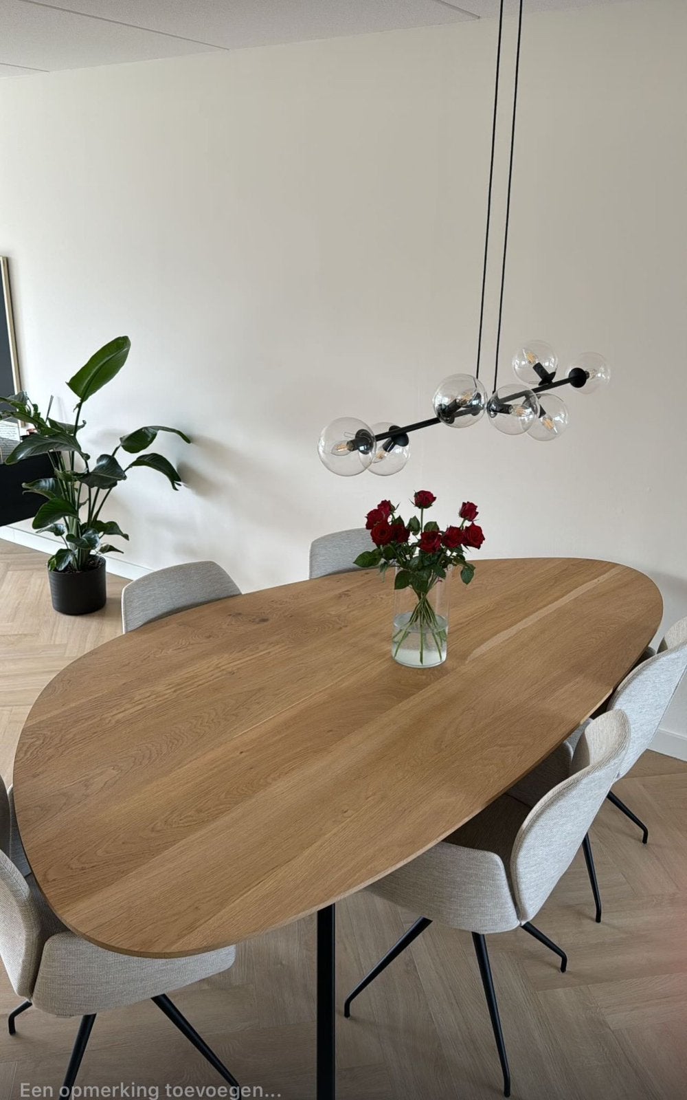 Table du sud eiken eettafel 240x130 kiezel, Huis en Inrichting, Tafels | Eettafels, Ophalen, 200 cm of meer, 50 tot 100 cm, Zo goed als nieuw