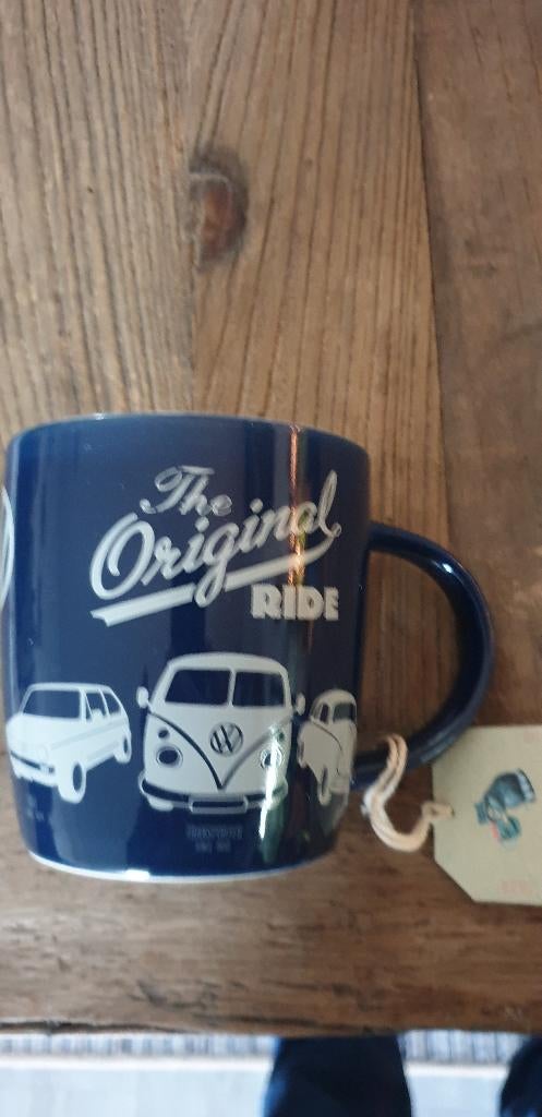 blauwe mok beker vw volkswagen kever beetle bus t1 nieuw, Ophalen, Nieuw, Overige stijlen, Kop(pen) en/of Schotel(s)