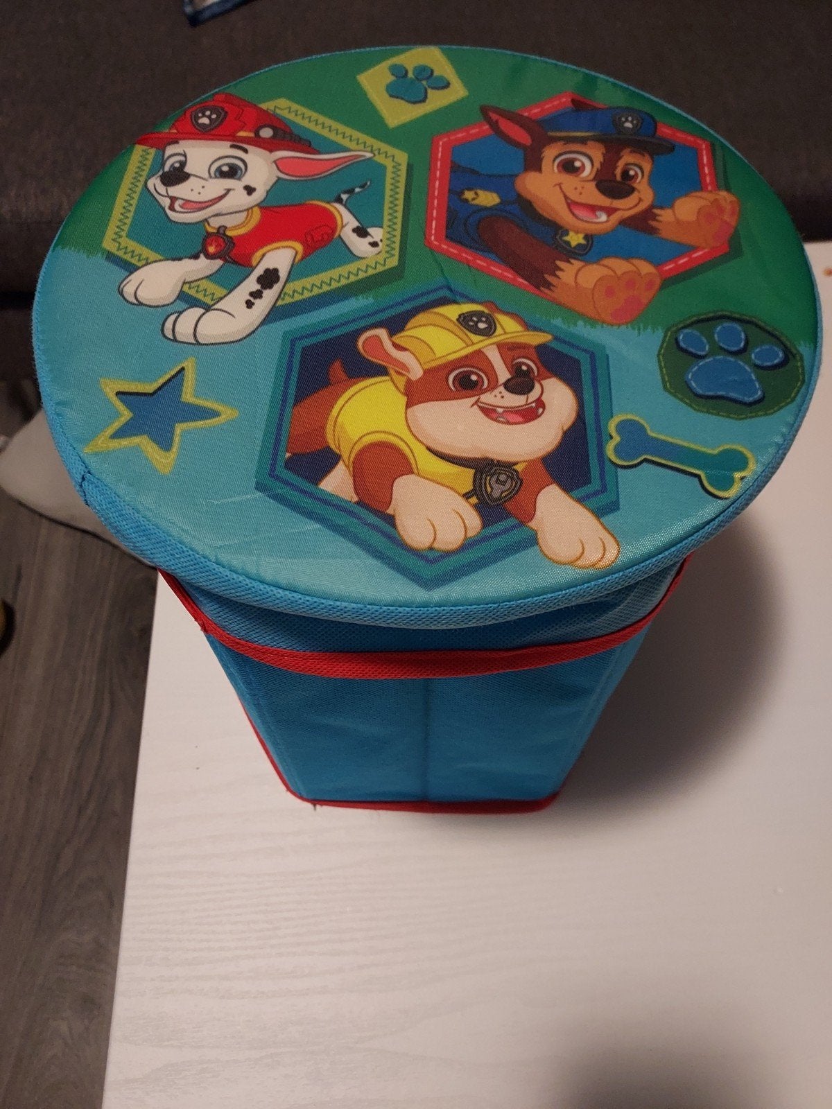 Paw Patrol Opbergmand / Speelgoedmand - Blauw, Gebruikt, Blauw, Ophalen of Verzenden, Modern