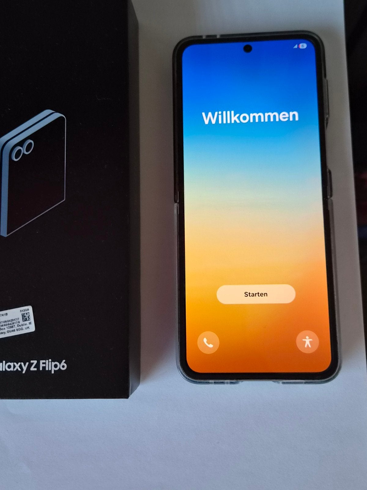 Samsung Galaxy Z Flip 6 512GB blauw, Zwart, Zo goed als nieuw, Android OS, Zonder abonnement