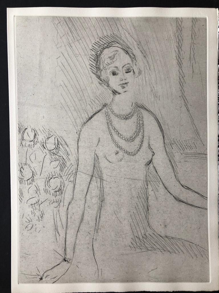 Kees van Dongen ets, Ophalen of Verzenden
