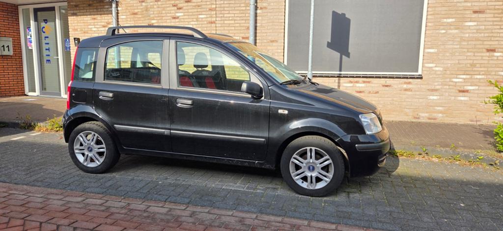 Fiat Panda 1.2 Dualogic 2006 Zwart, Stof, 840 kg, Zwart, Origineel Nederlands
