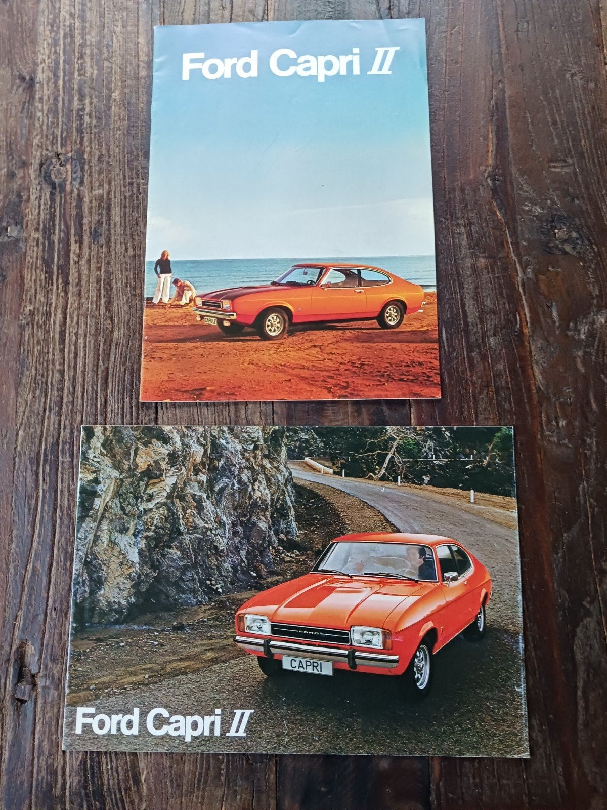 Ford Capri II folders 1974, Ophalen of Verzenden, Zo goed als nieuw, Ford