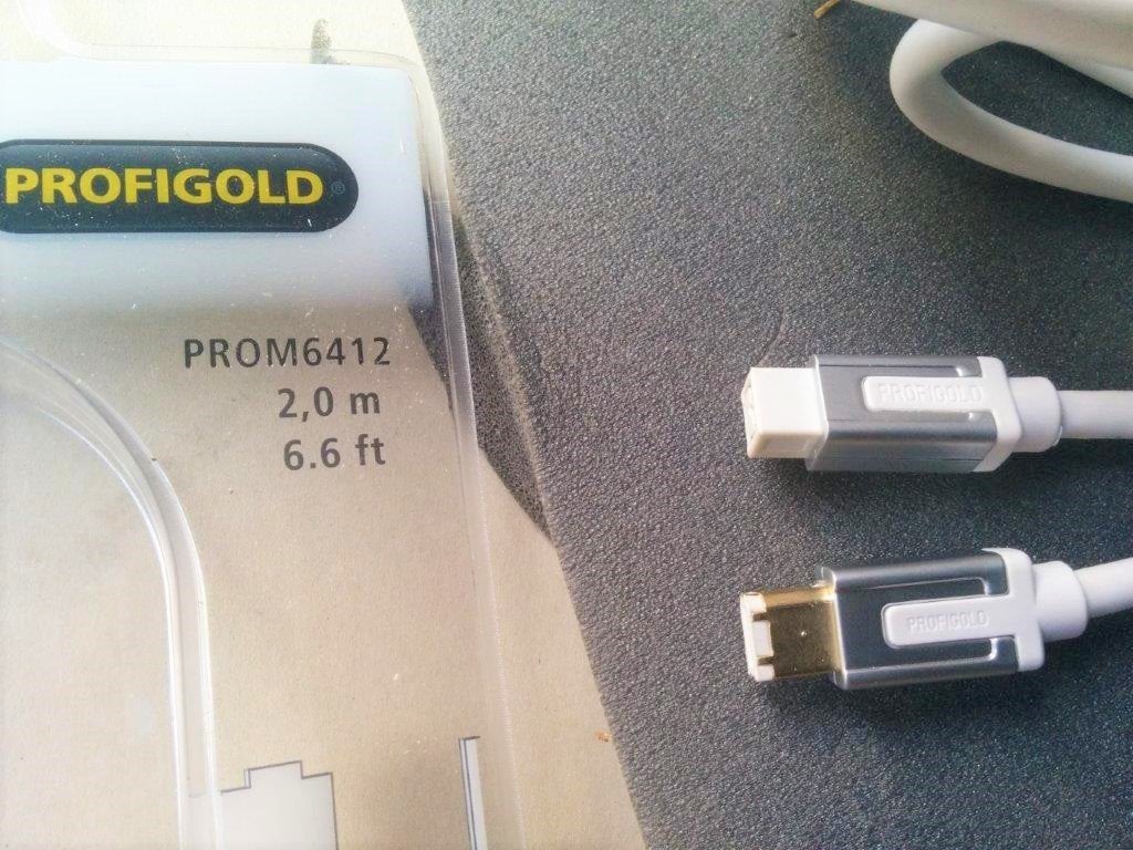 Profigold FireWire kabel 400 6 naar 9 pin 2m NIEUW, Computers en Software, Pc- en Netwerkkabels, Ophalen of Verzenden, Nieuw
