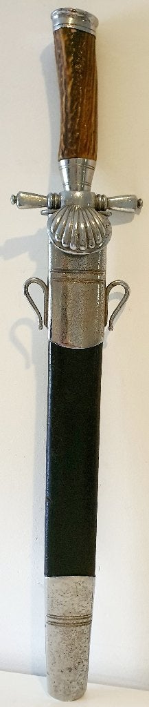 Prachtige Duitse Hirschfänger Jacht Dolk Solingen 53cm lang!, Verzenden, Overige soorten, Nederland, Mes of Dolk