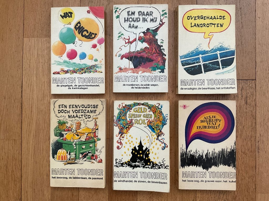 45 Marten Toonder boeken, Tom Poes, Bommel, Bezige Bij, Boeken, Meerdere stripboeken, Ophalen of Verzenden, Gelezen