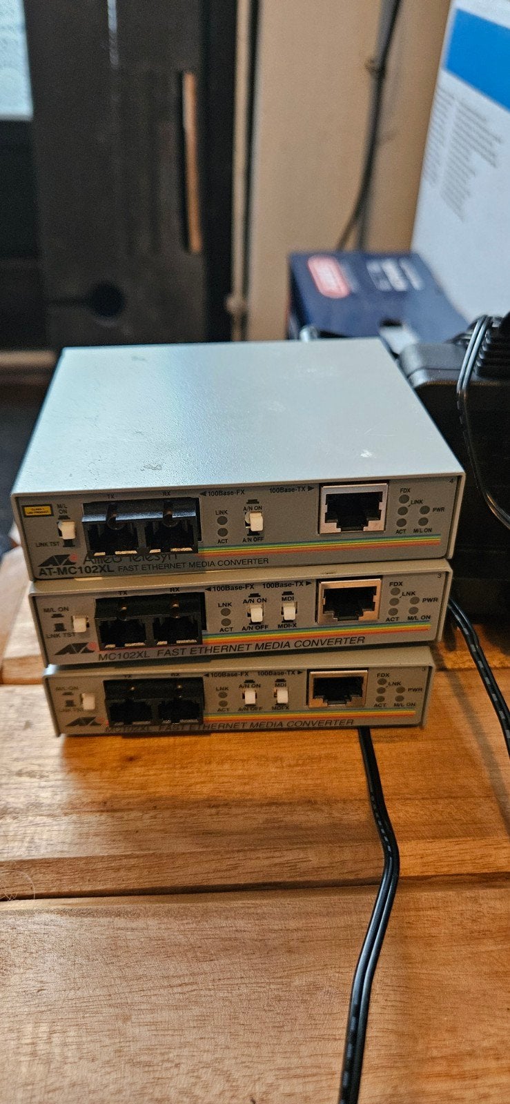 Allied Telesis AT-MC102XL Fast Ethernet Media Converter, Ophalen of Verzenden, Gebruikt