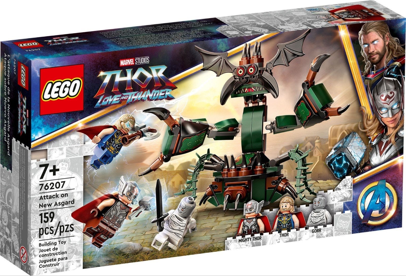 LEGO Marvel Thor Love and Thunder: Aanval op Nieuw Asgard, Marvel, Lego, Nieuw, Ophalen of Verzenden