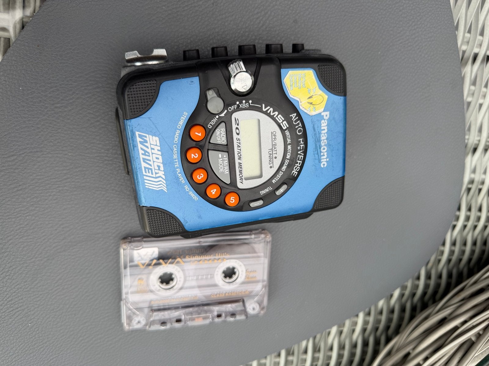 Panasonic Shockwave Walkman RQ-SW20 met Auto Reverse, Ophalen of Verzenden, Walkman
