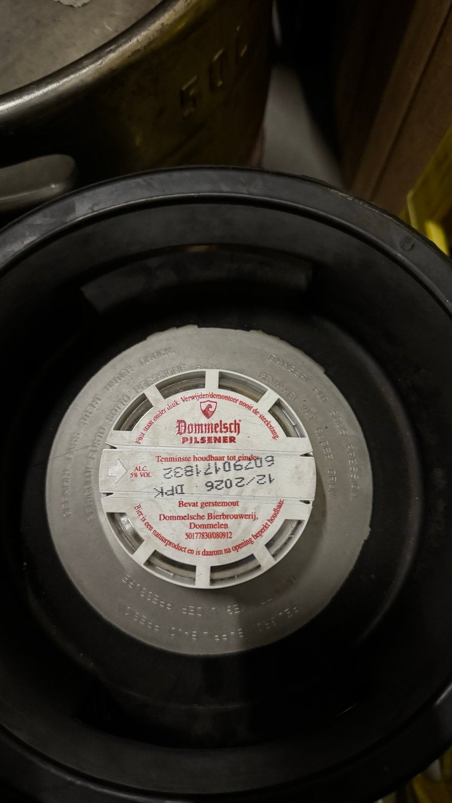 Dommelsch Pilsener Fust - Tenminste houdbaar tot 12/2026, Verzamelen, Ophalen