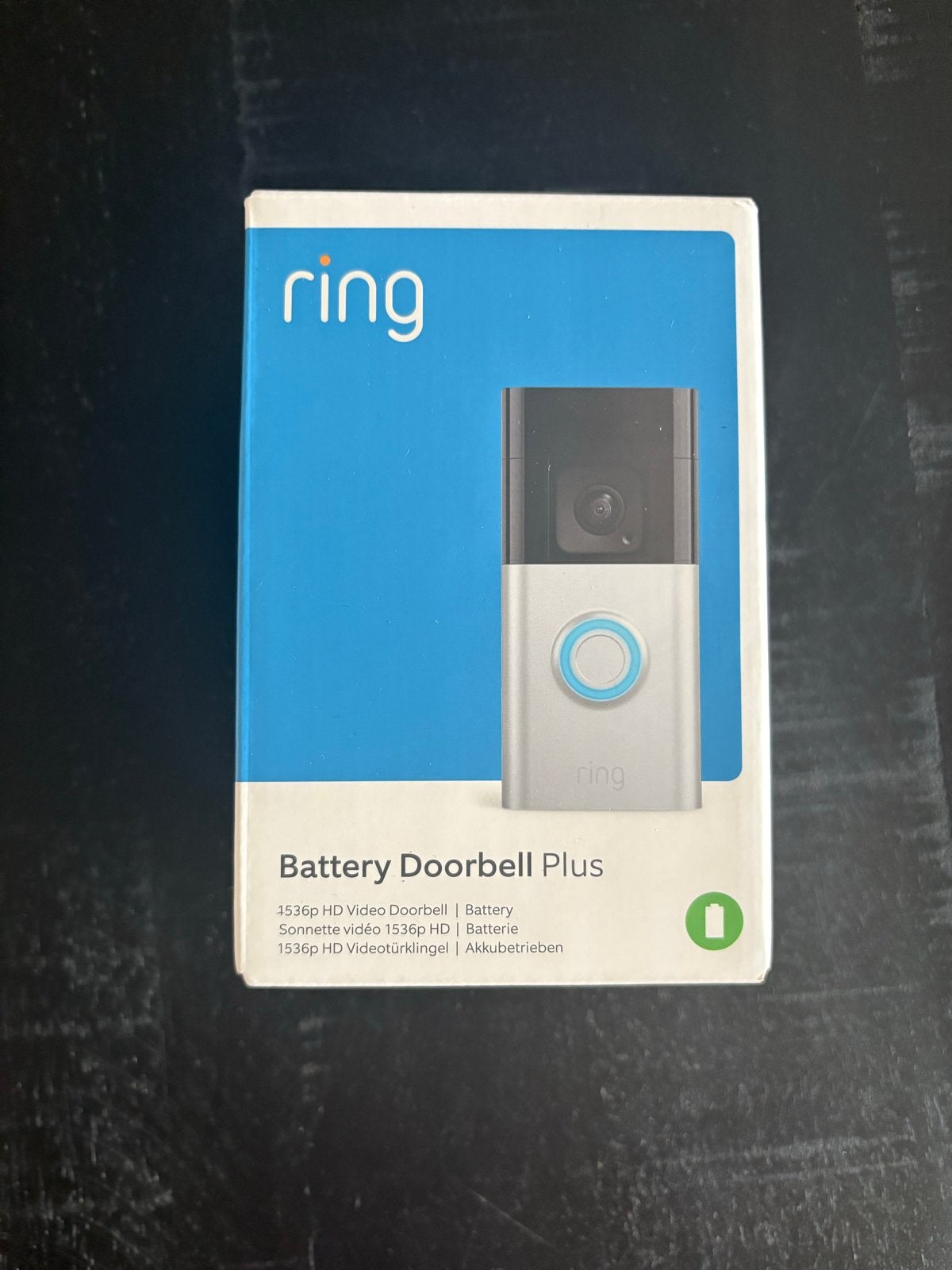 Ring Battery Video Deurbel Plus met accessoires, Ophalen of Verzenden, Bewegingsdetectiesensor, Nieuw, Draadloos