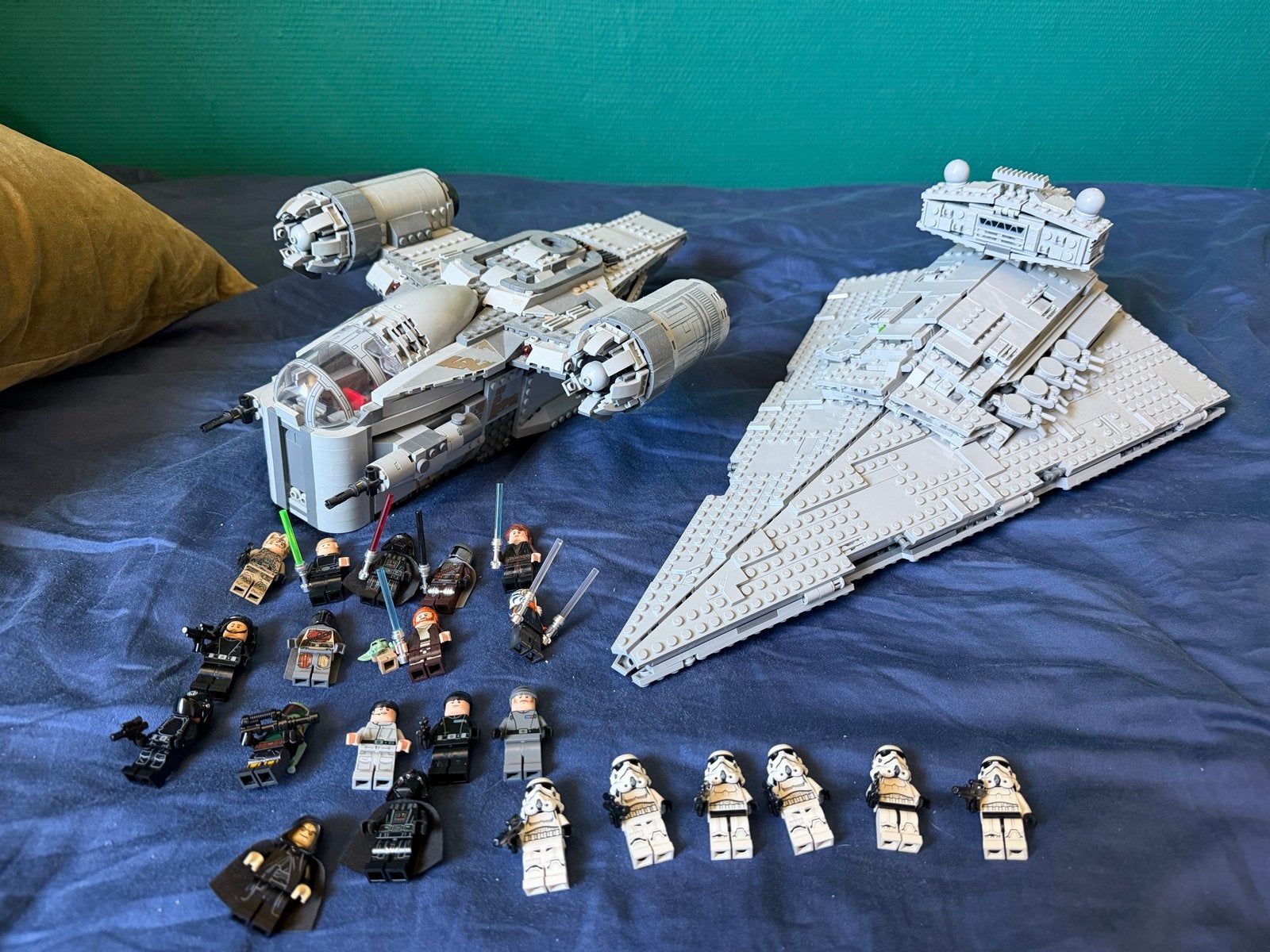 LEGO Star Wars: The Mandalorian Razor Crest & Imperial Star, Ophalen, Zo goed als nieuw