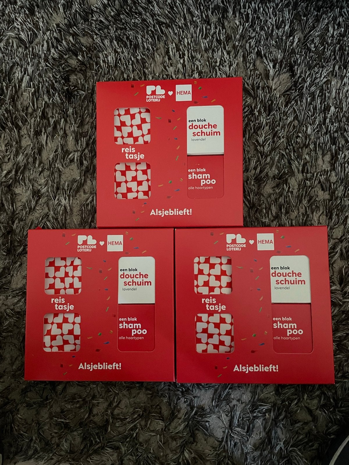 HEMA Postcodeloterij Doucheschuim Shampoo Reistasje Set, Ophalen of Verzenden, Nieuw, Overige typen