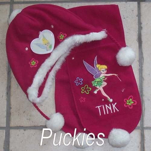 Disney / Tinkerbell muts + sjaal maat 3-6 jaar *NieuW* a, Kinderen en Baby's, Kinderkleding | Mutsen, Sjaals en Handschoenen, Disney