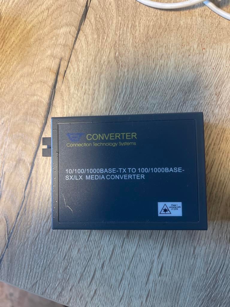CTS Gigabit Fiber Media Converter, Verzenden, Zo goed als nieuw