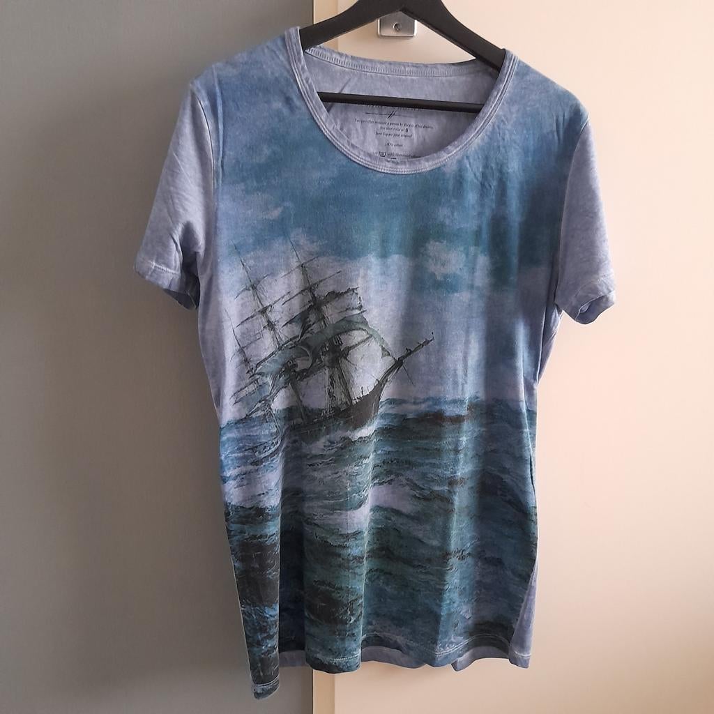 Hans Ubbink shirt blauw, Blauw, Hans Ubbink, Ophalen of Verzenden, Zo goed als nieuw