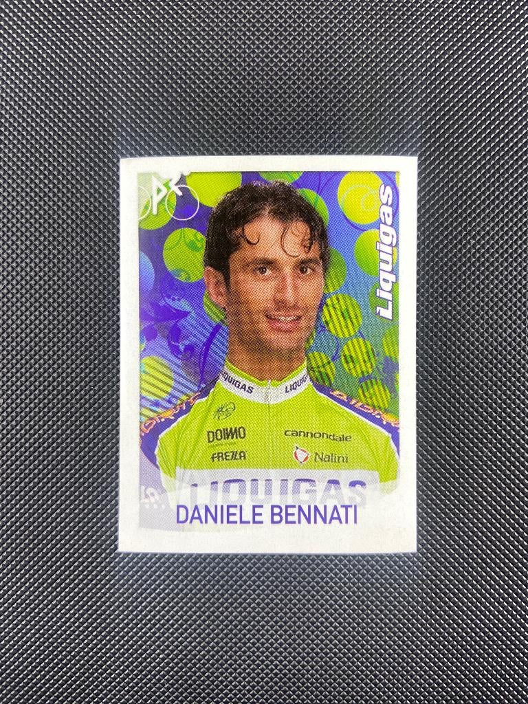 Daniele Bennati Panini Sprint 2009 Sticker Liquigas, Verzenden, Zo goed als nieuw, Overige sporten, Poster, Plaatje of Sticker