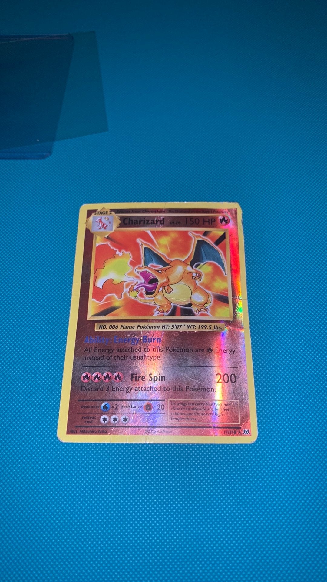 Charizard 11/108, Hobby en Vrije tijd, Verzamelkaartspellen | Pokémon, Ophalen of Verzenden, Zo goed als nieuw