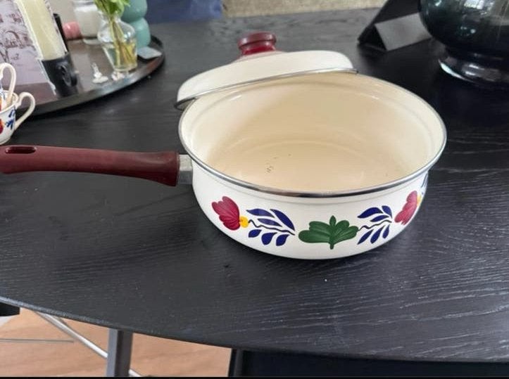 Boerenbont pan, nieuw, Nieuw, Ophalen of Verzenden, Kookpan, Emaille