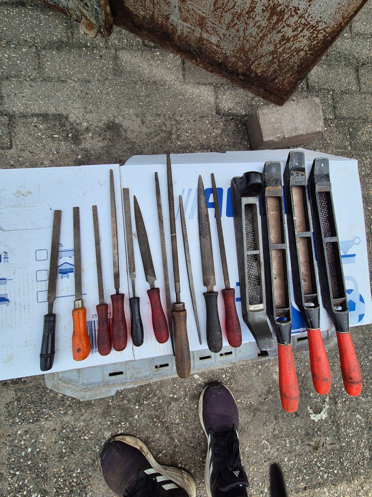 Diverse vijlen en raspen uit werkplaats, Ophalen, Gebruikt