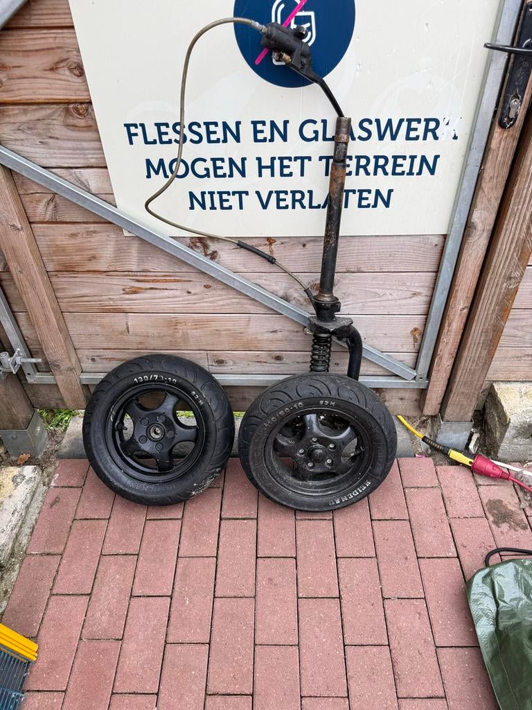 Mono vork voor Piaggio Zip scooter, Fietsen en Brommers, Brommeronderdelen | Scooters, Gebruikt, Piaggio, Overige typen, Ophalen