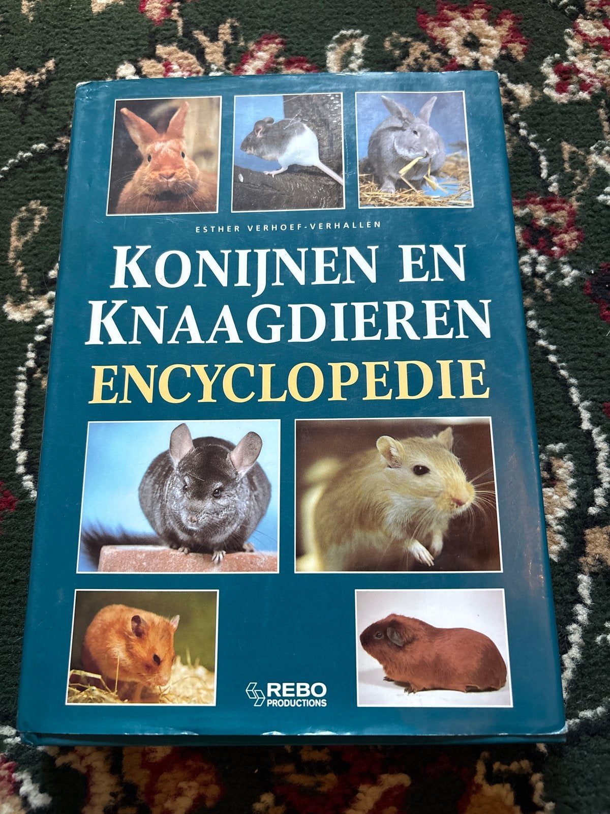 Konijnen en Knaagdieren Encyclopedie - Esther Verhoef-Verhal, Ophalen of Verzenden, Zo goed als nieuw, Dieren, Los deel