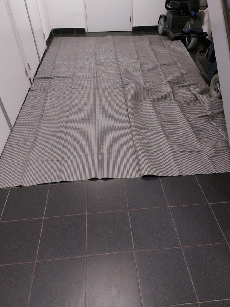 Obilon kunstof grond Tapijt Grijs/Gray 2.5 x 4 MTR - Nieuw, Ophalen of Verzenden, Nieuw