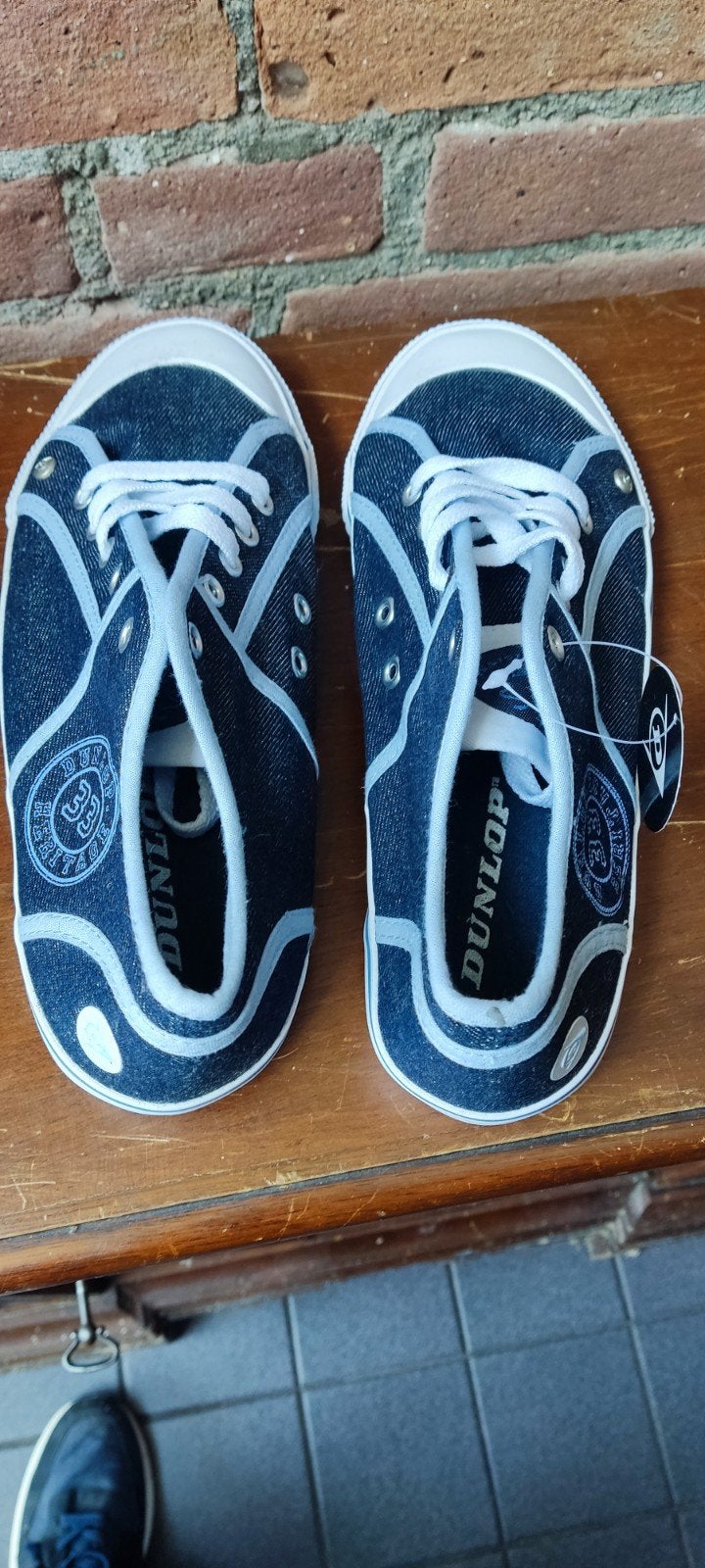 Heerlijke Dunlop Schoenen spijkerbroek qblauw nieuw mt 40, Ophalen, Nieuw