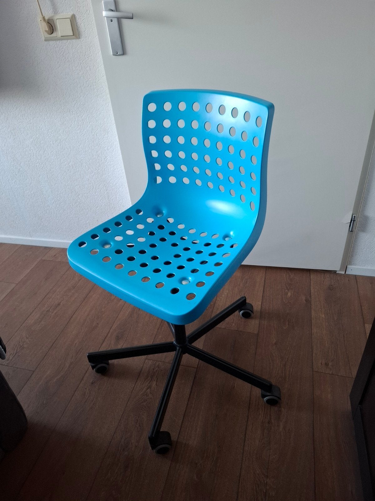 IKEA SKÅLBERG Bureaustoel - Blauw, Huis en Inrichting, Ophalen of Verzenden, Gebruikt, Blauw, Bureaustoel