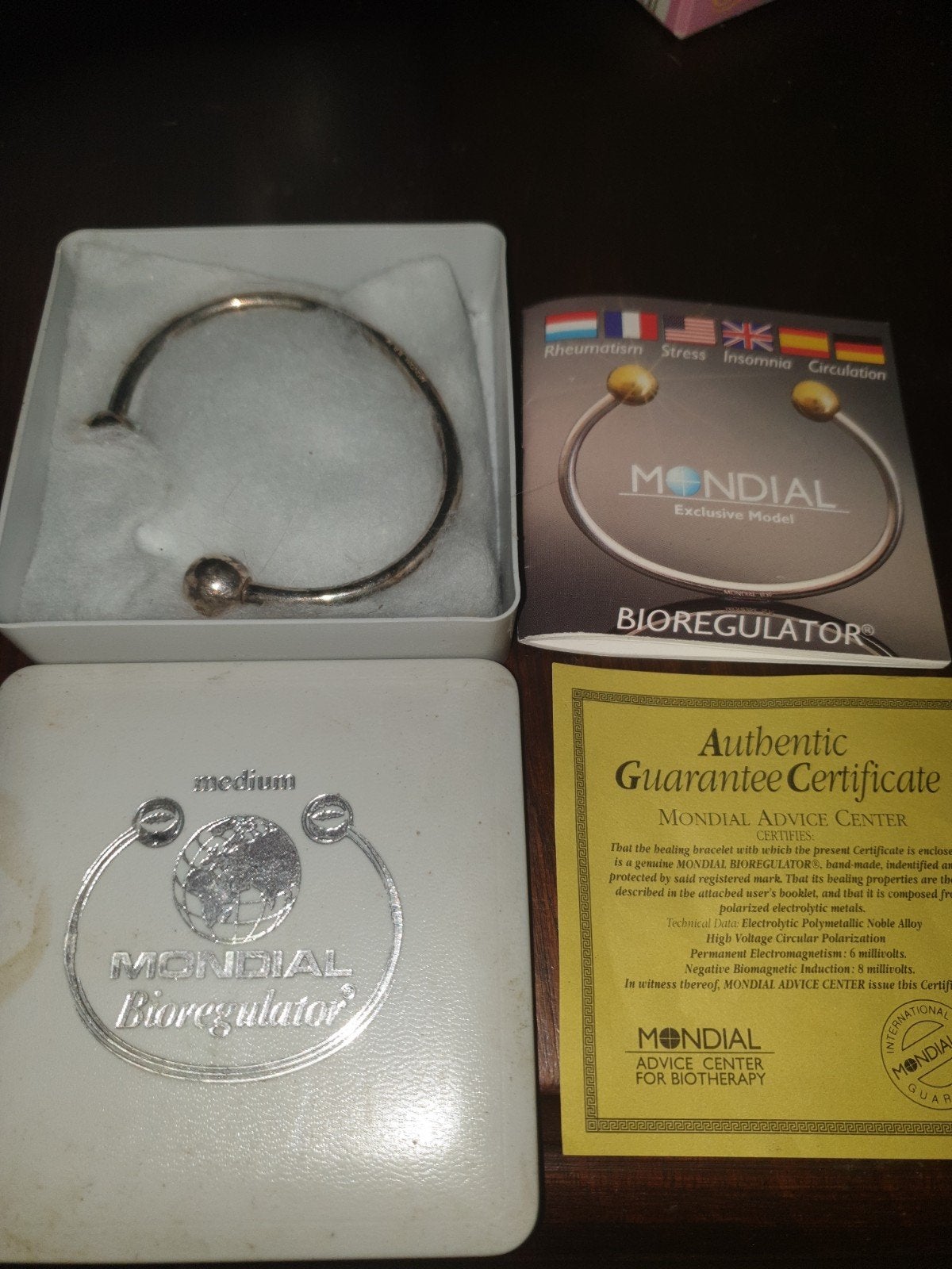 medicinale zilver armband met certificaat, Ophalen, Zilver, Zilver