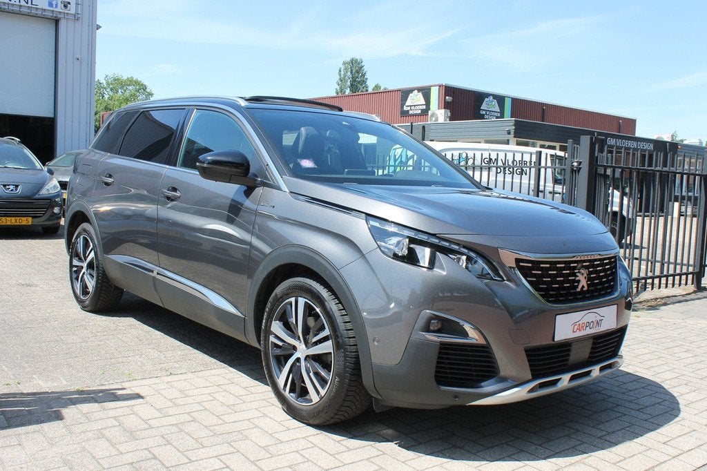 Peugeot 5008 1.2 PureTech GT-line 7P. Leer Massage Pano 360, Auto's, Peugeot, Gebruikt, 1199 cc, 7 stoelen, Bedrijf