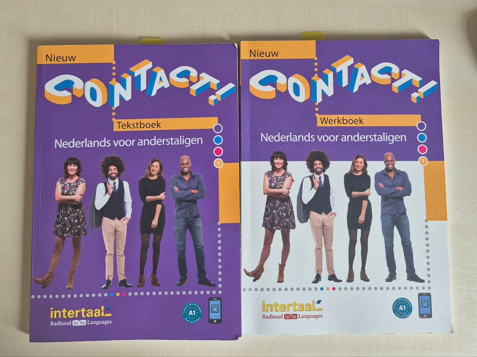 Contact! Nederlands voor anderstaligen A1 (tekst en werkboek, Boeken, Ophalen of Verzenden, Alpha, Gelezen