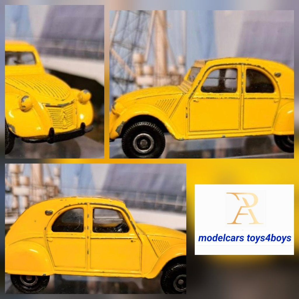 Corgi Toys Citroen 2CV uitgebracht 1960 Vintage 1/43, Verzenden, Gebruikt, Auto, Corgi