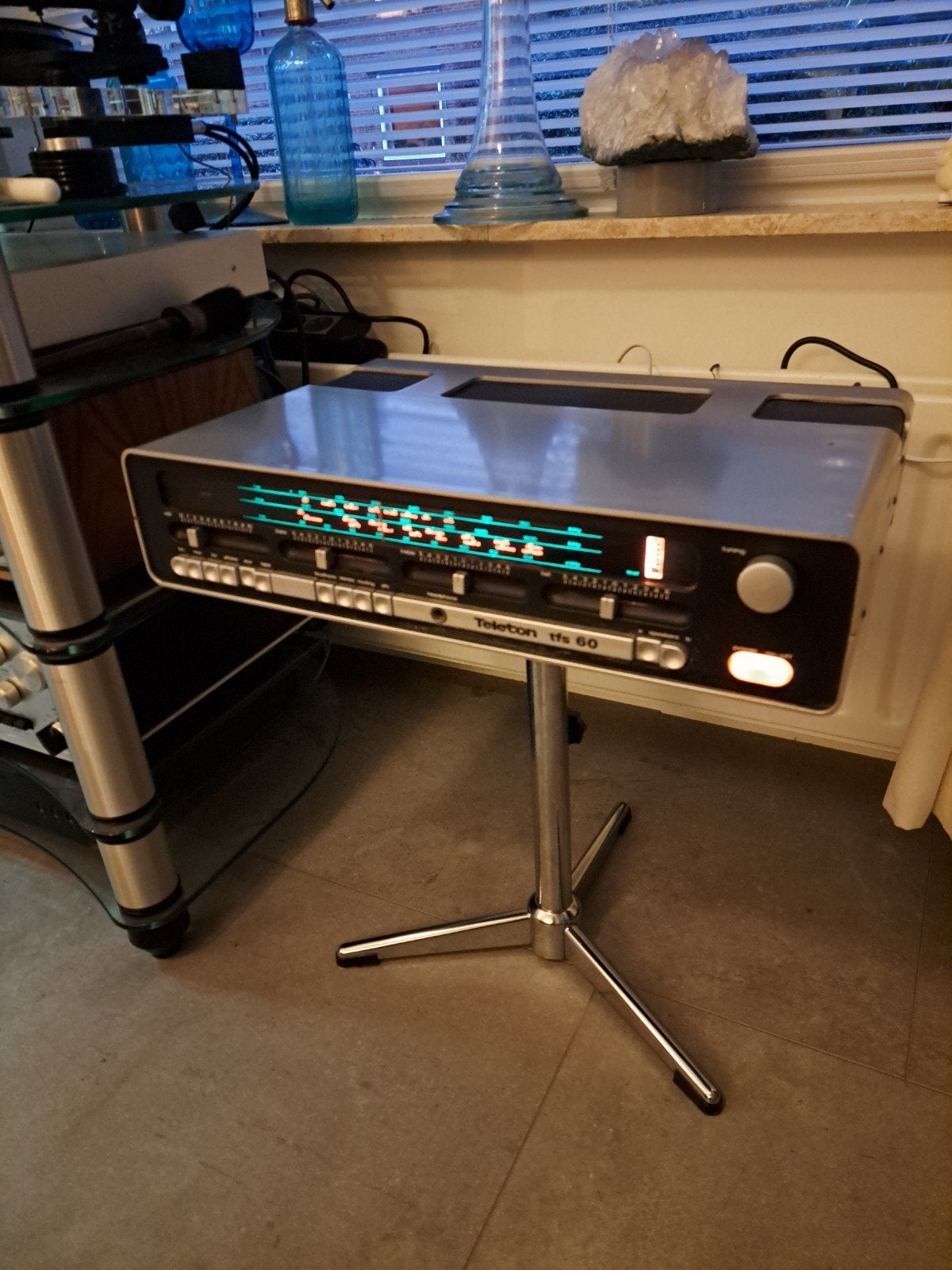 receiver Teleton rfs 60 vintage, Ophalen of Verzenden, Gebruikt, Minder dan 60 watt, Overige merken
