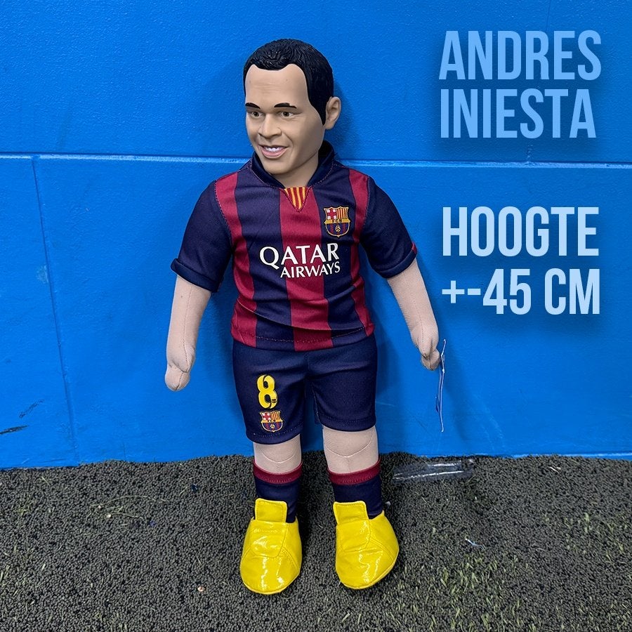 Andrés Iniesta Pop – FC Barcelona 45 cm, Maat XL, Ophalen of Verzenden, Nieuw, Overige typen
