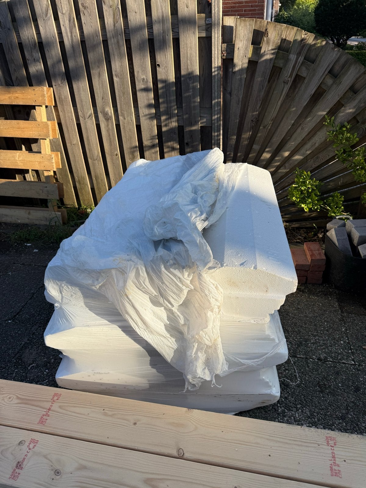 Isolatiepiepschuim (broodjes) voor in een systeemvloer, Ophalen, 10 tot 15 m², 12 cm of meer, Nieuw