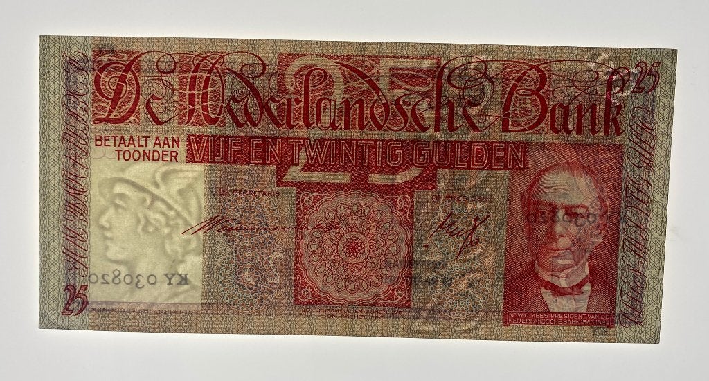 25 Gulden 1941 Willem Cornelis Mees - KY 030820 - Nieuw., Postzegels en Munten, Bankbiljetten | Nederland, Ophalen of Verzenden
